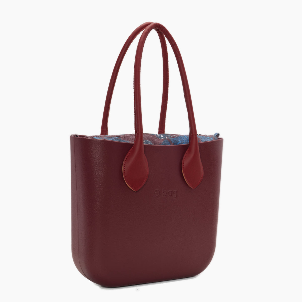 Sac Composé O Bag Mini Anse Longue En Forme De Cœur Et Sac Intérieur Tissu Wild Berries Berry