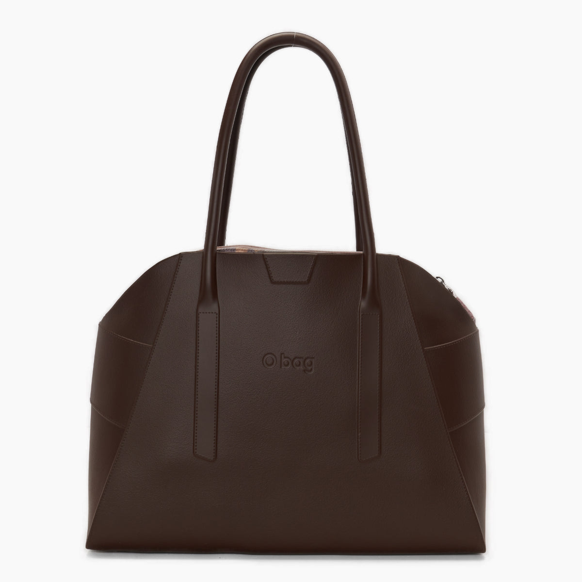 Borsa Composta O Bag Unique Manico Lungo E Sacca Tessuto Bouquet D'Autunno Choco