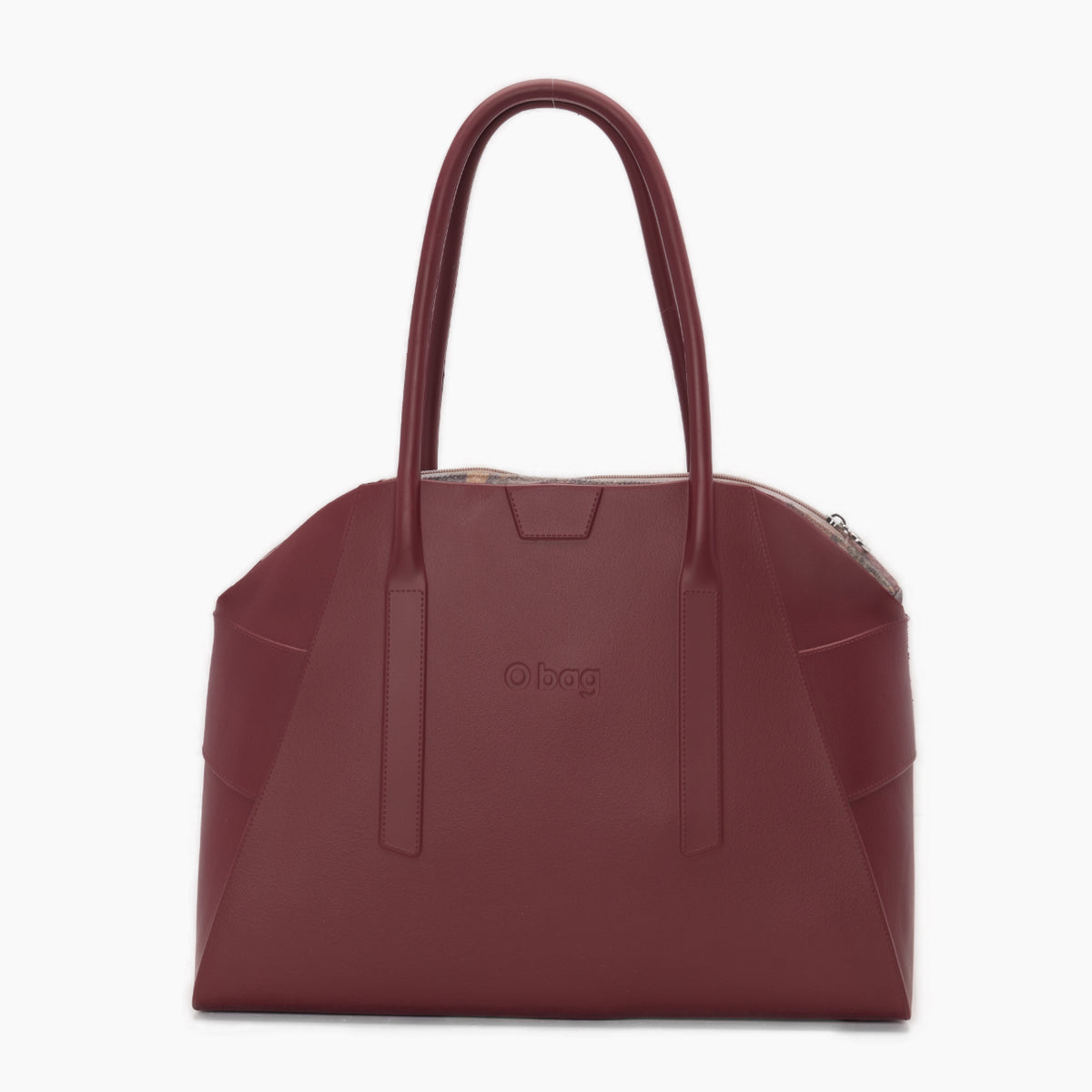 Borsa Composta O Bag Unique Manico Lungo E Sacca Tessuto Bouquet D'Autunno Berry