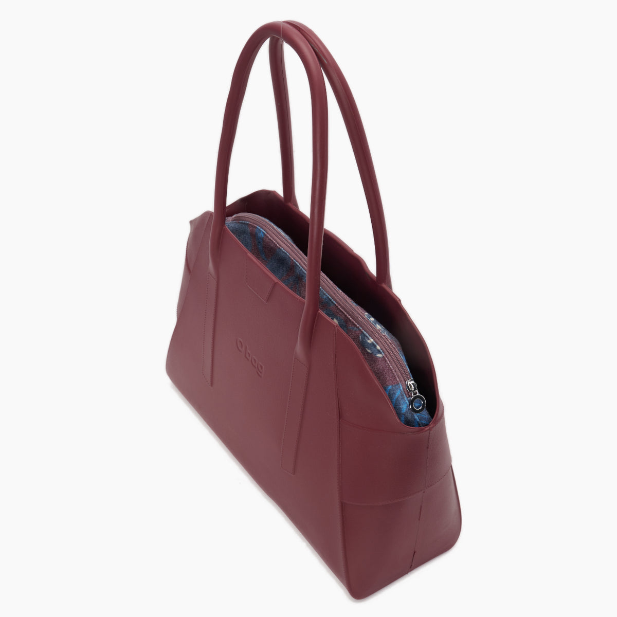 Borsa Composta O Bag Unique Manico Lungo E Sacca Tessuto Wild Berries Berry