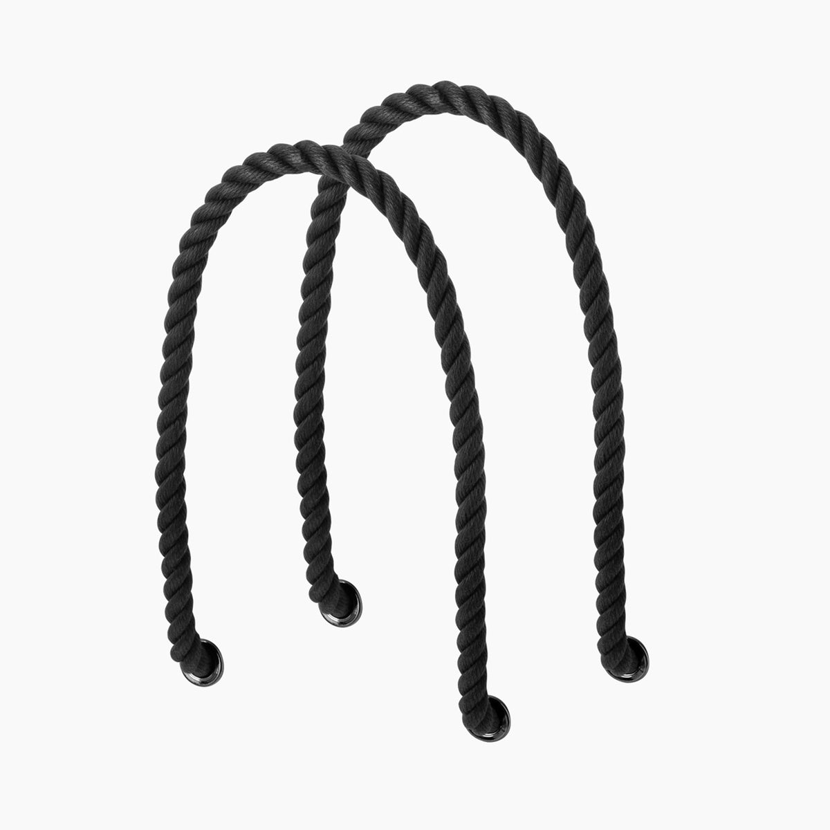 Long black rope handle