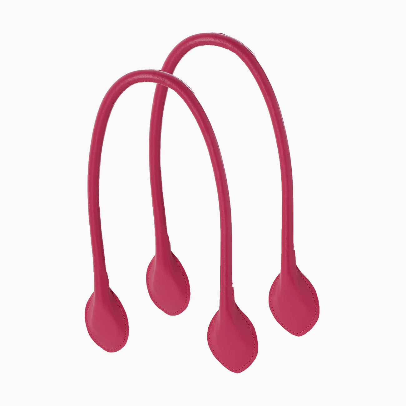 Manico lungo a cuore tessuto sintetico nappa easy fucsia rose