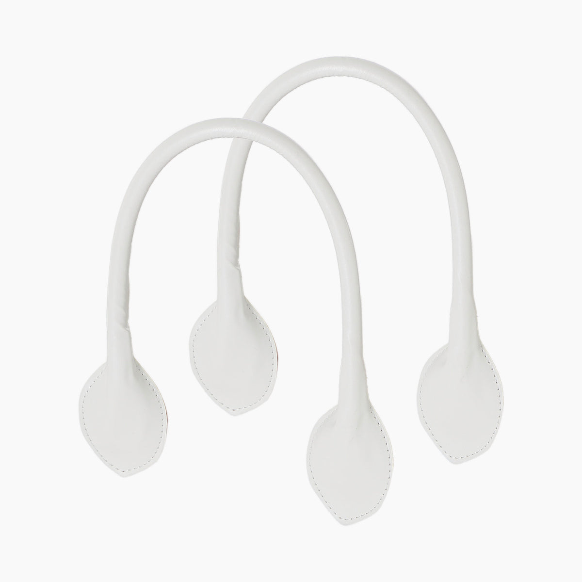 Anse Courte en Forme de Cœur en Tissu Synthétique Nappa Easy - Lait