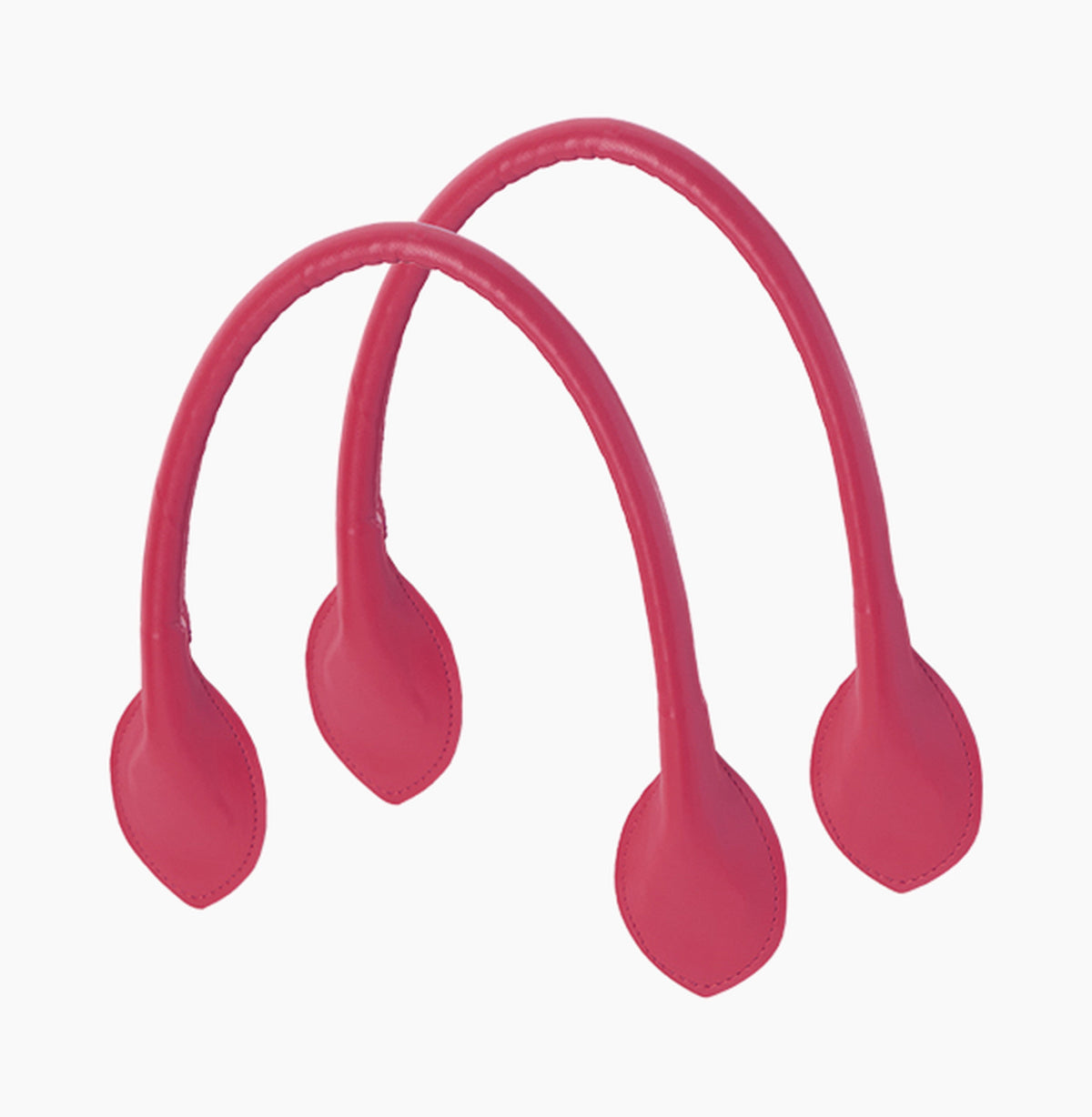 Manico corto a cuore tessuto sintetico nappa easy fucsia rose