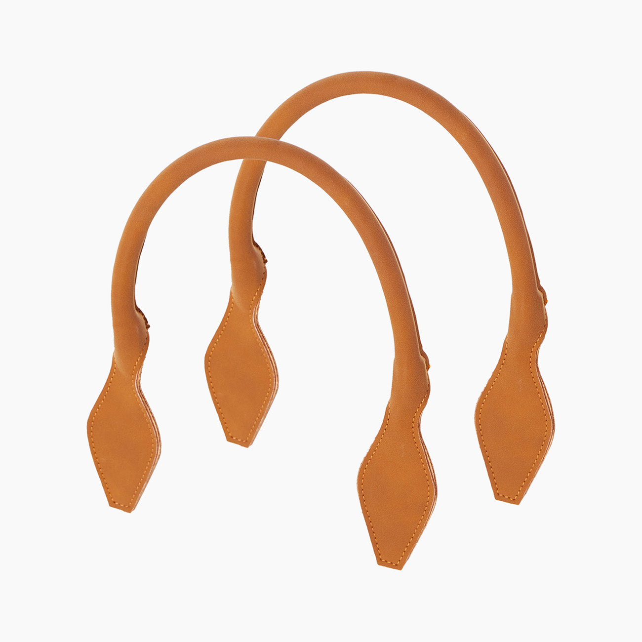 Manico corto a rombo cuoio tessuto sintetico suede