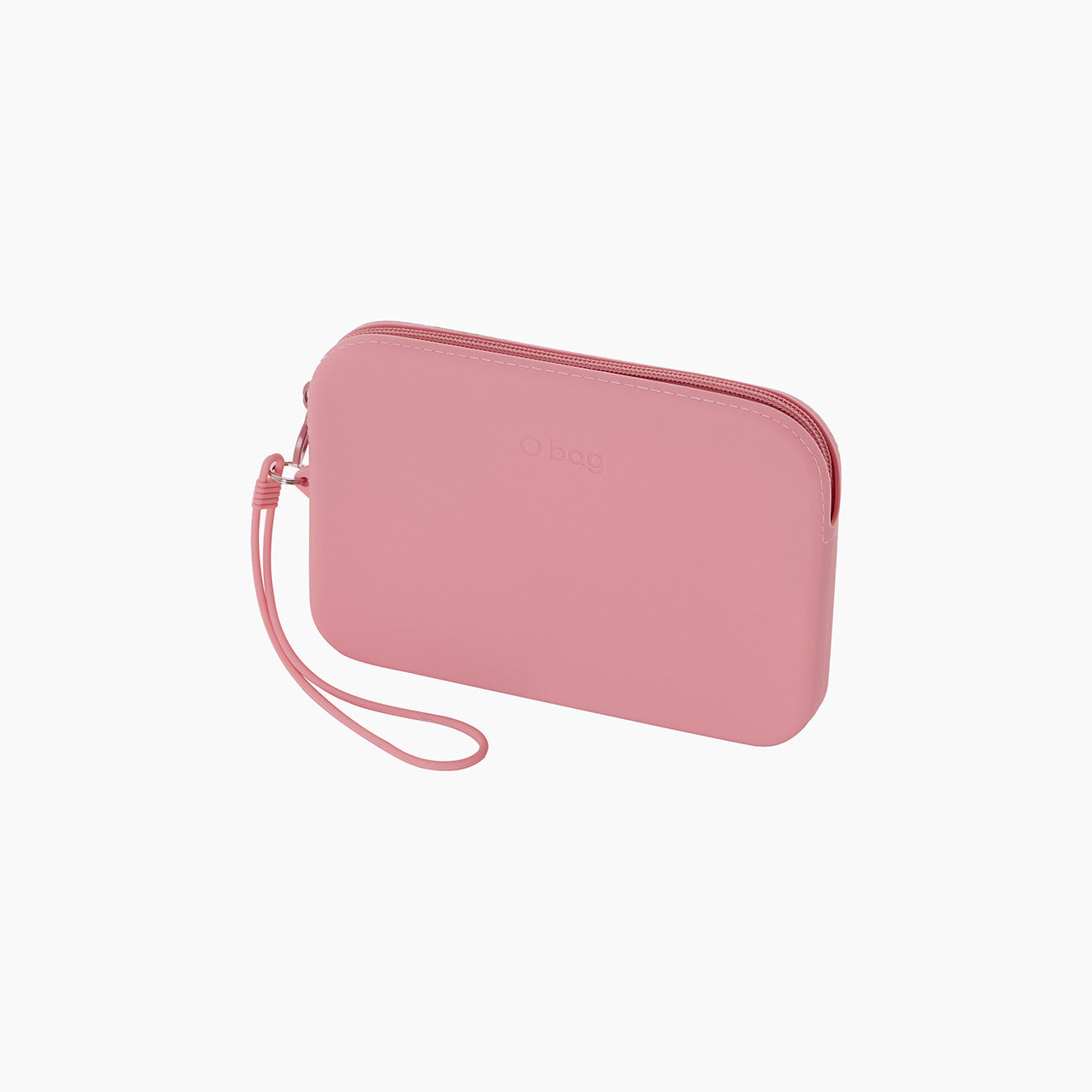 Accessory Pouch With Zip And Short Handle O Bag Fiesta Silicone Blush