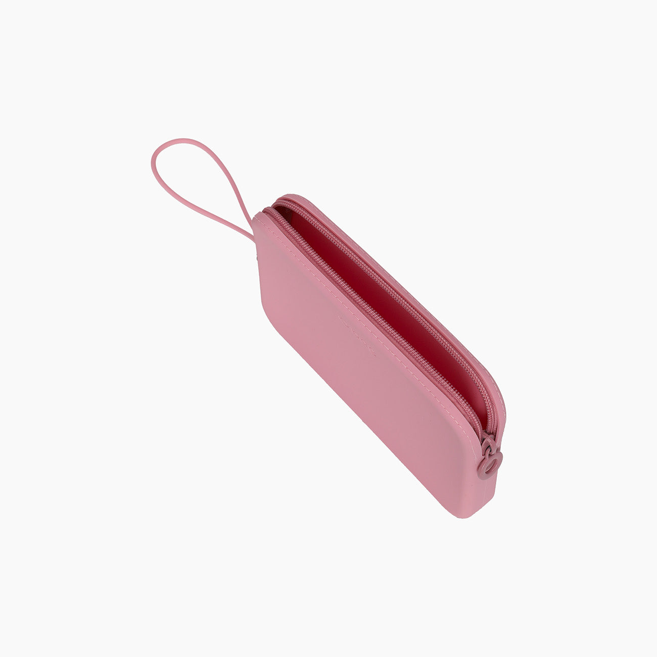 Accessory Pouch With Zip And Short Handle O Bag Fiesta Silicone Blush