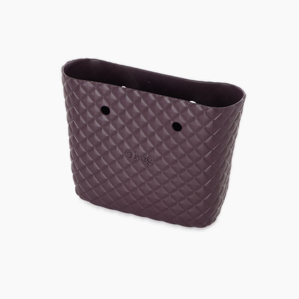 Cuerpo O Bag Urban Midi de EVA Compound con Textura Acolchada - Burdeos