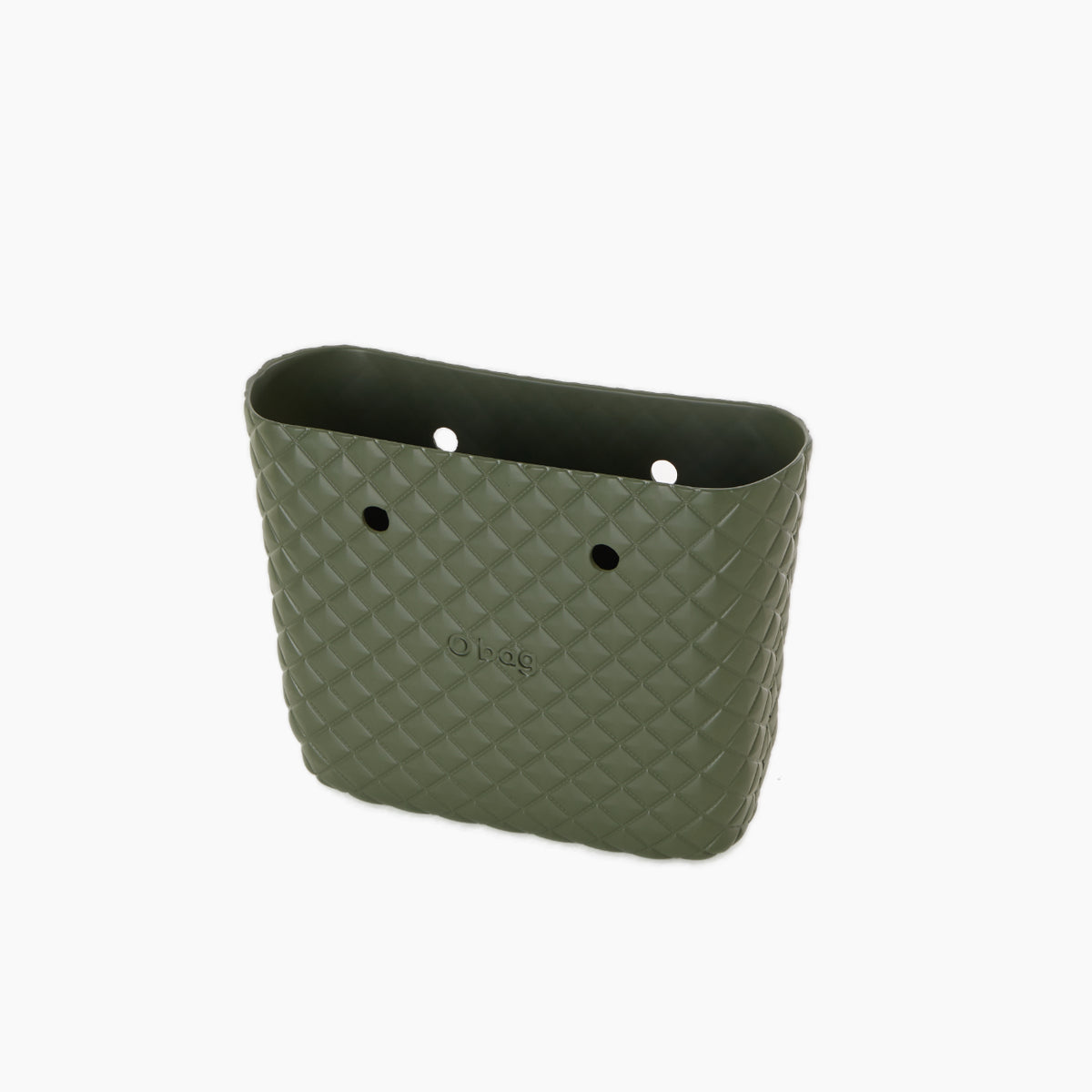 Cuerpo O Bag Urban Midi de EVA Compound con Textura Acolchada - Militar