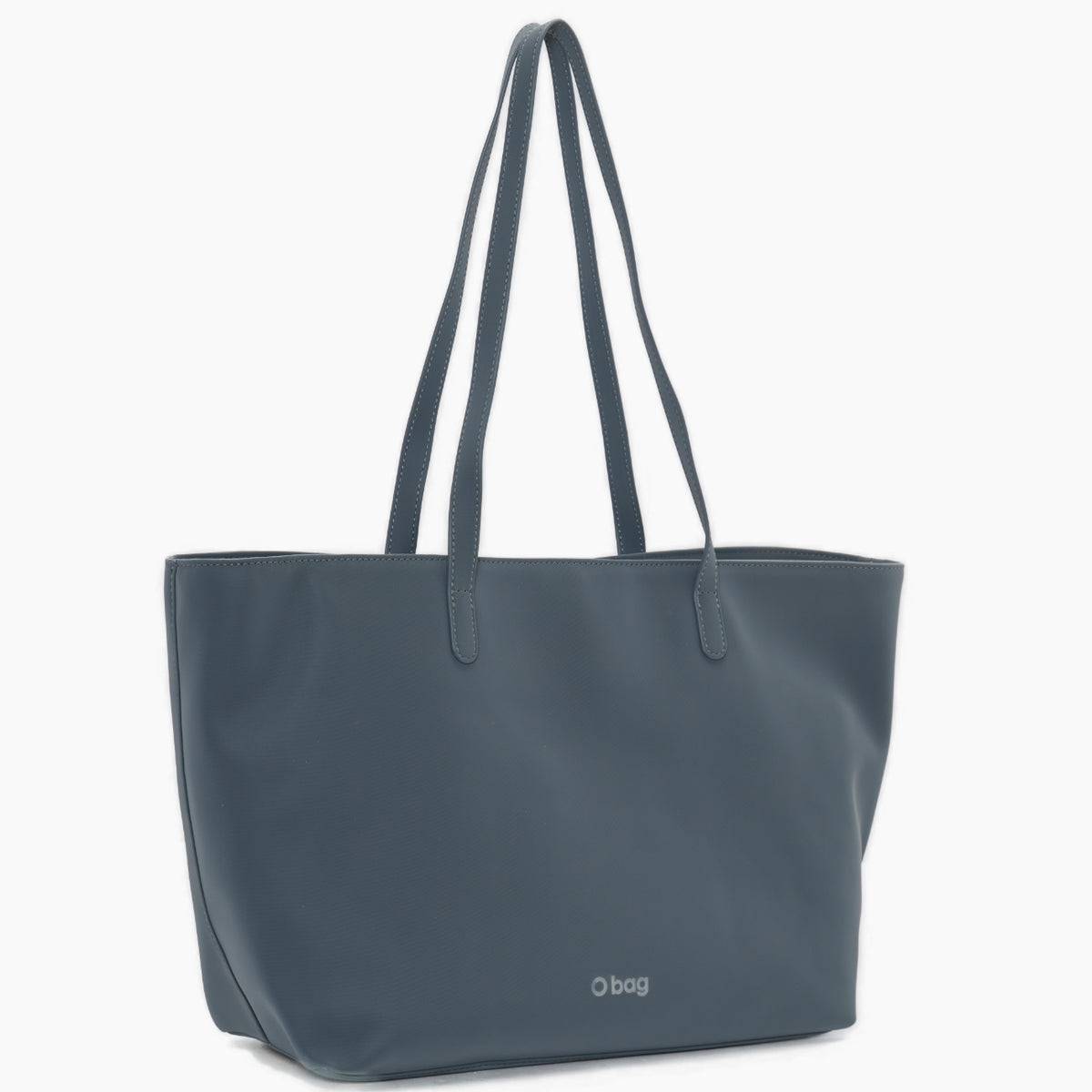 Complete Bag With Handles O Bag Icon Iris New Sugar Paper Blue Rubberized Fabric