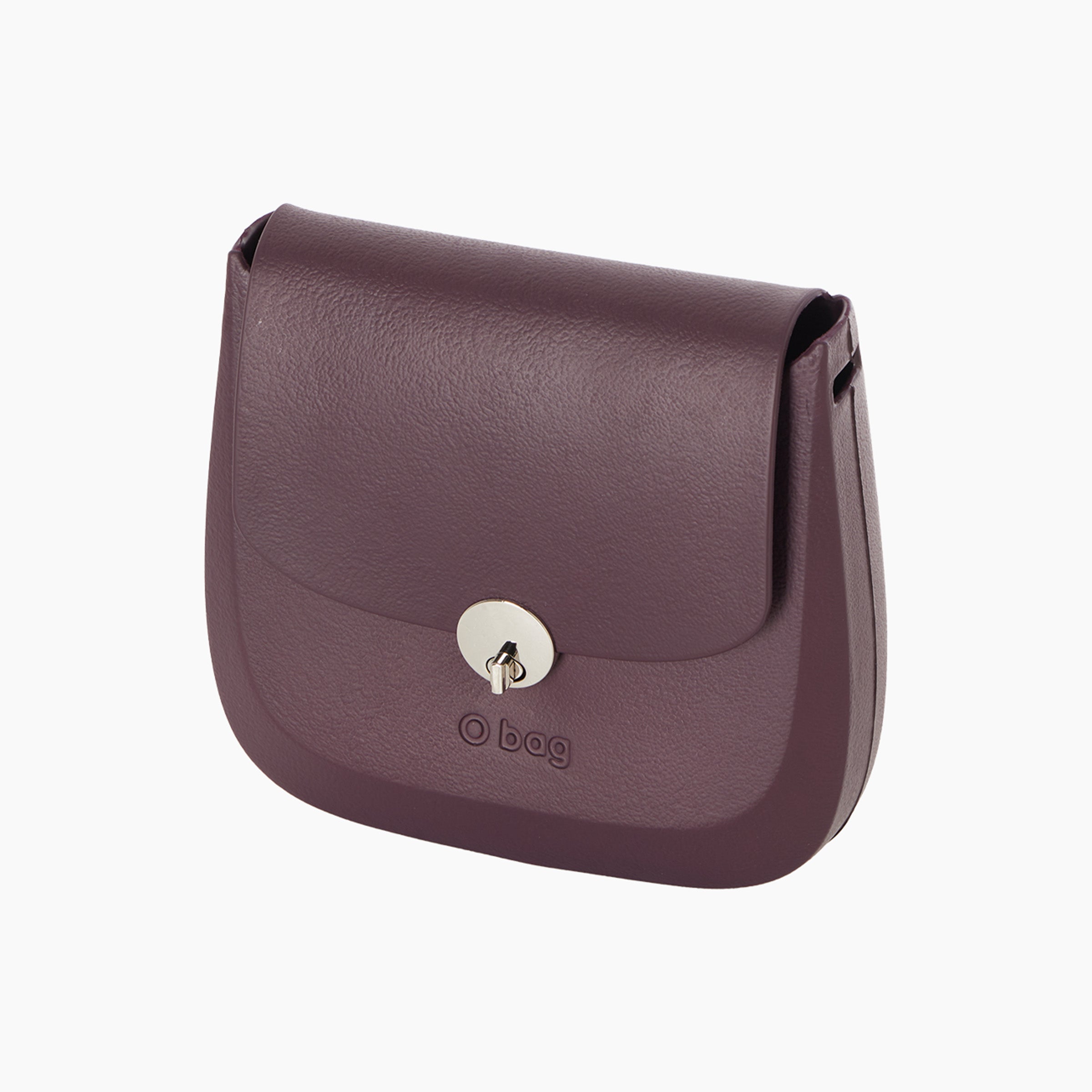 Scocca con pattina chiusura girello O bag chase burgundy
