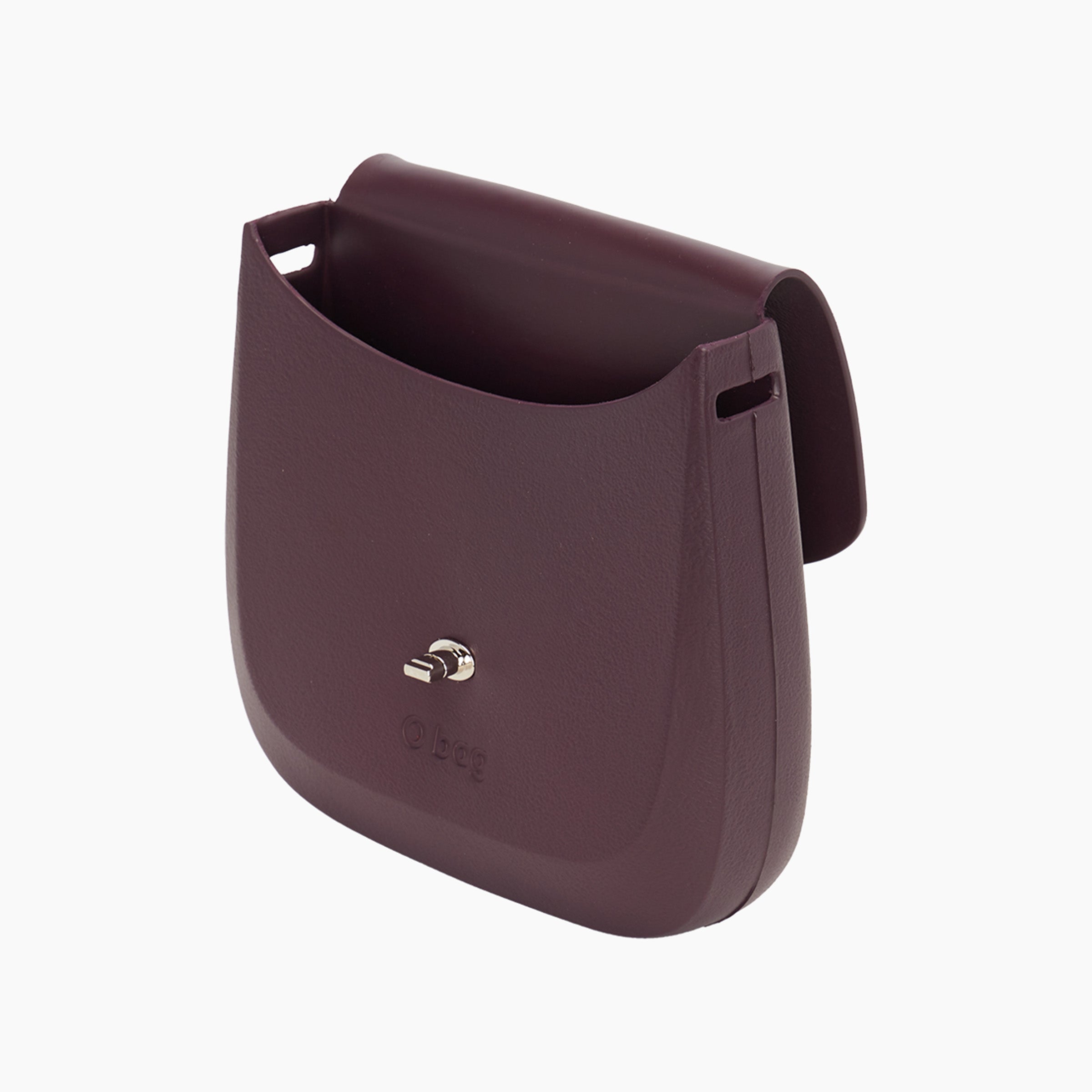 Scocca con pattina chiusura girello O bag chase burgundy