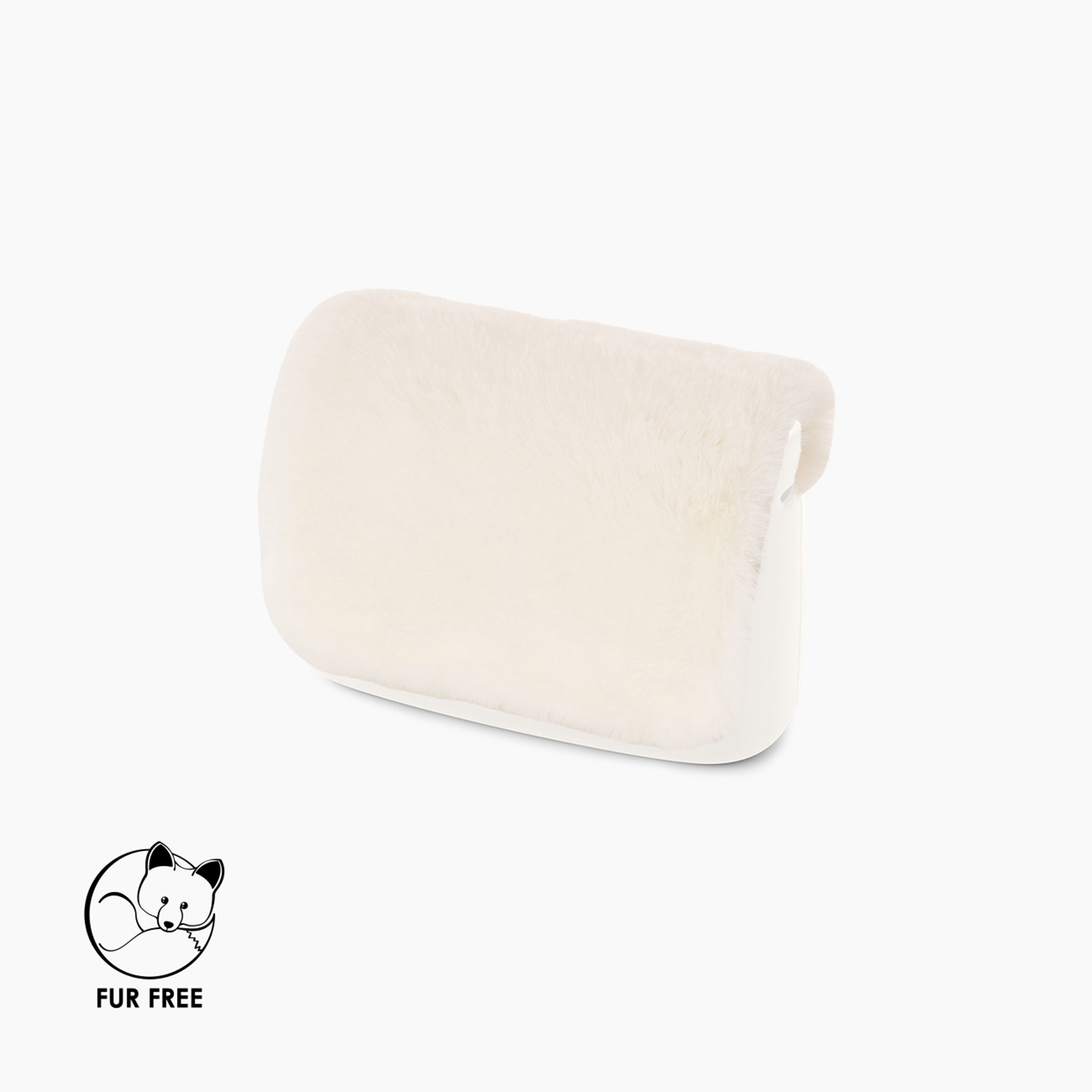 Pattina O Pocket fibra sintetica lapin rex bianco