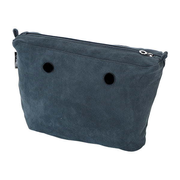 Sac Intérieur Zippé O Bag Tissu Suédine Synthétique Denim