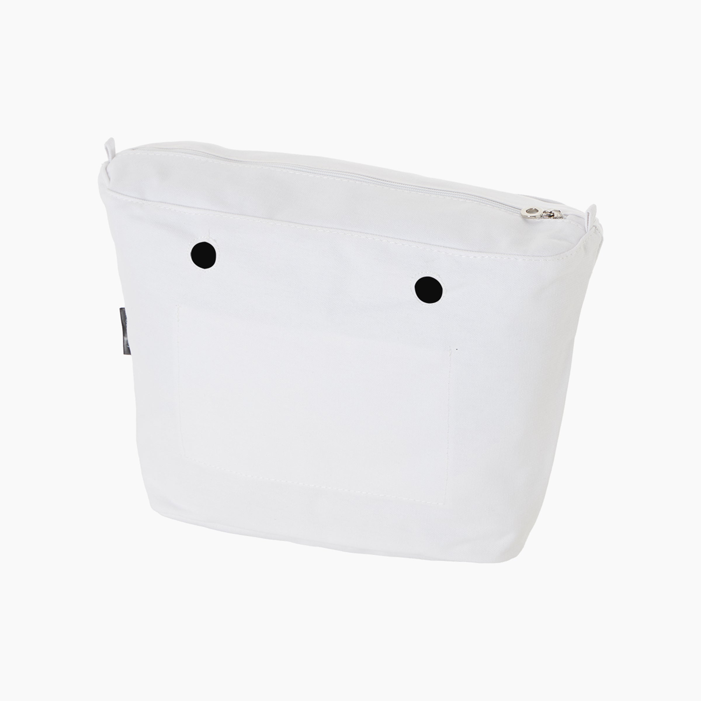Sacca interna bianca O bag tessuto canvas