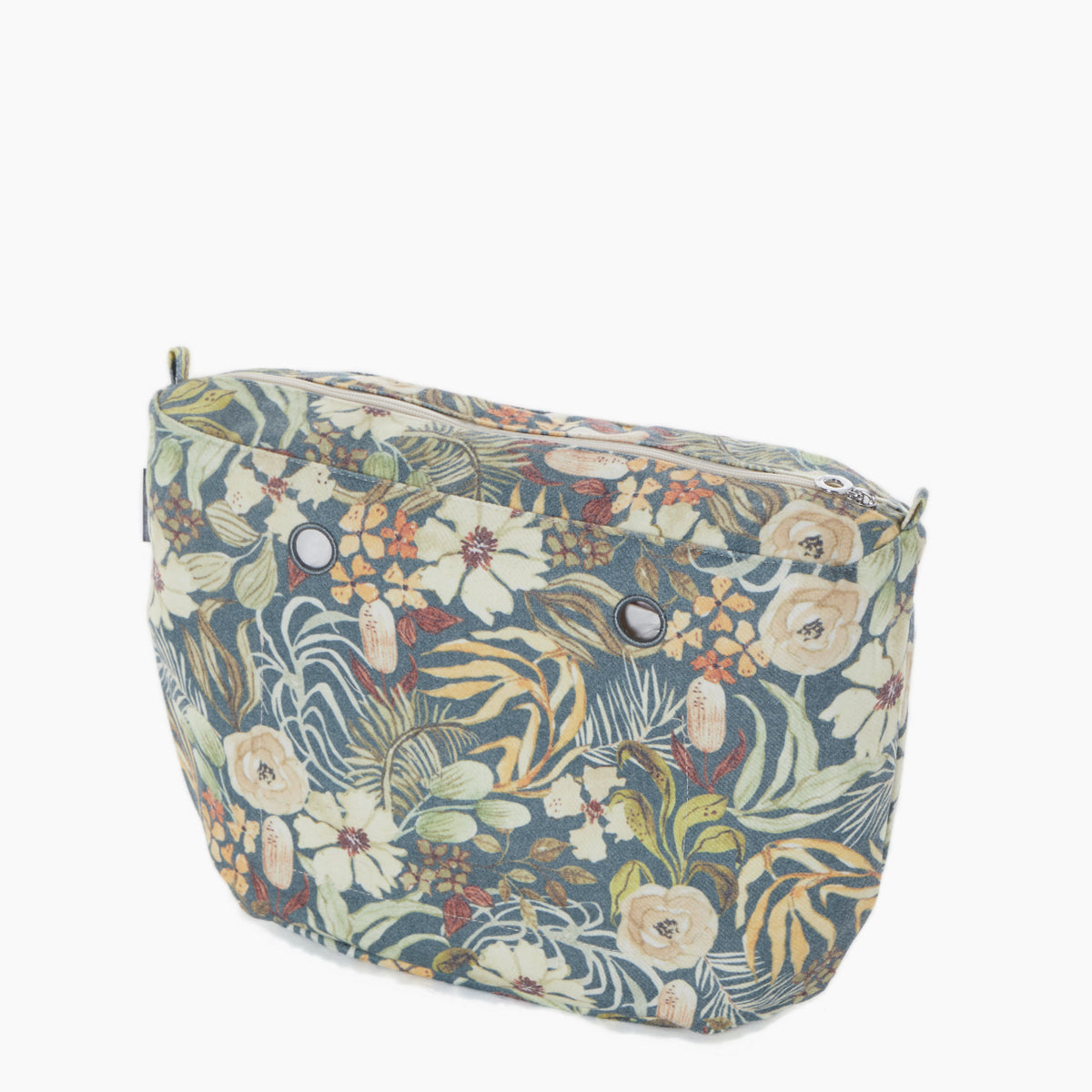 Sacca Interna Zip O Bag Tessuto Vanilla Rose verde