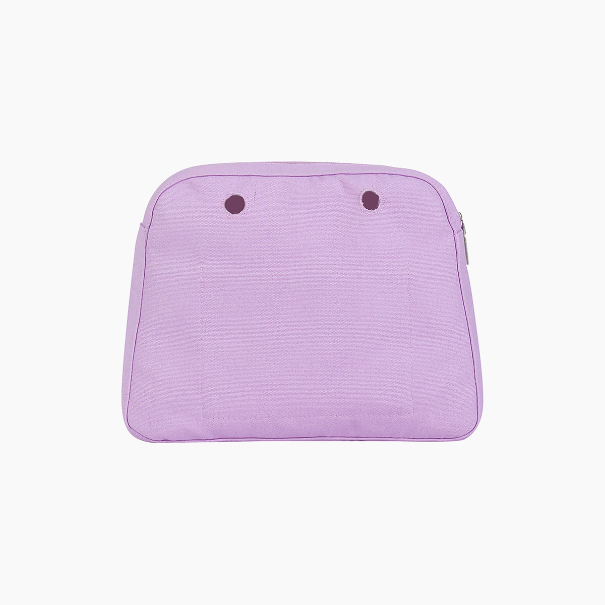 Bolsa Interior Con Cremallera O Bag Reverse Tejido Canvas Orquídea