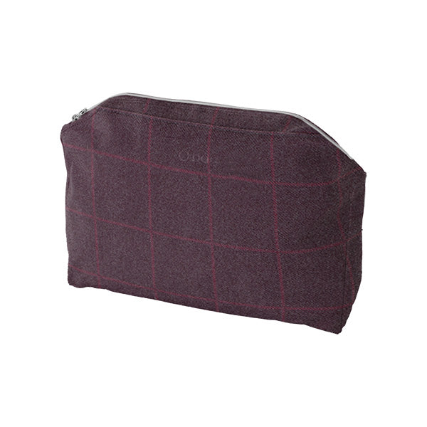 Sacca interna O bag unique tessuto quadro burgundy
