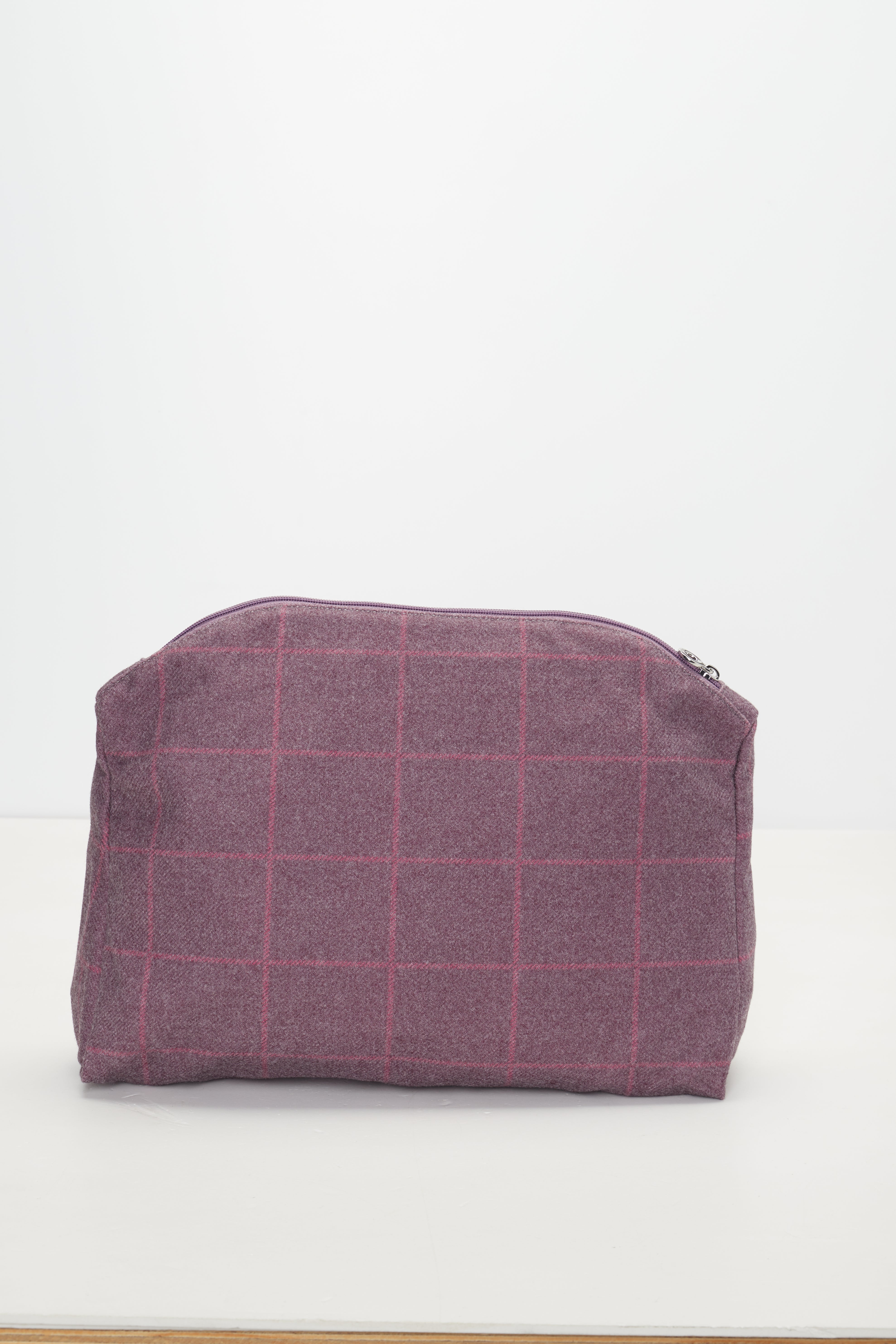 Sacca interna O bag unique tessuto quadro burgundy