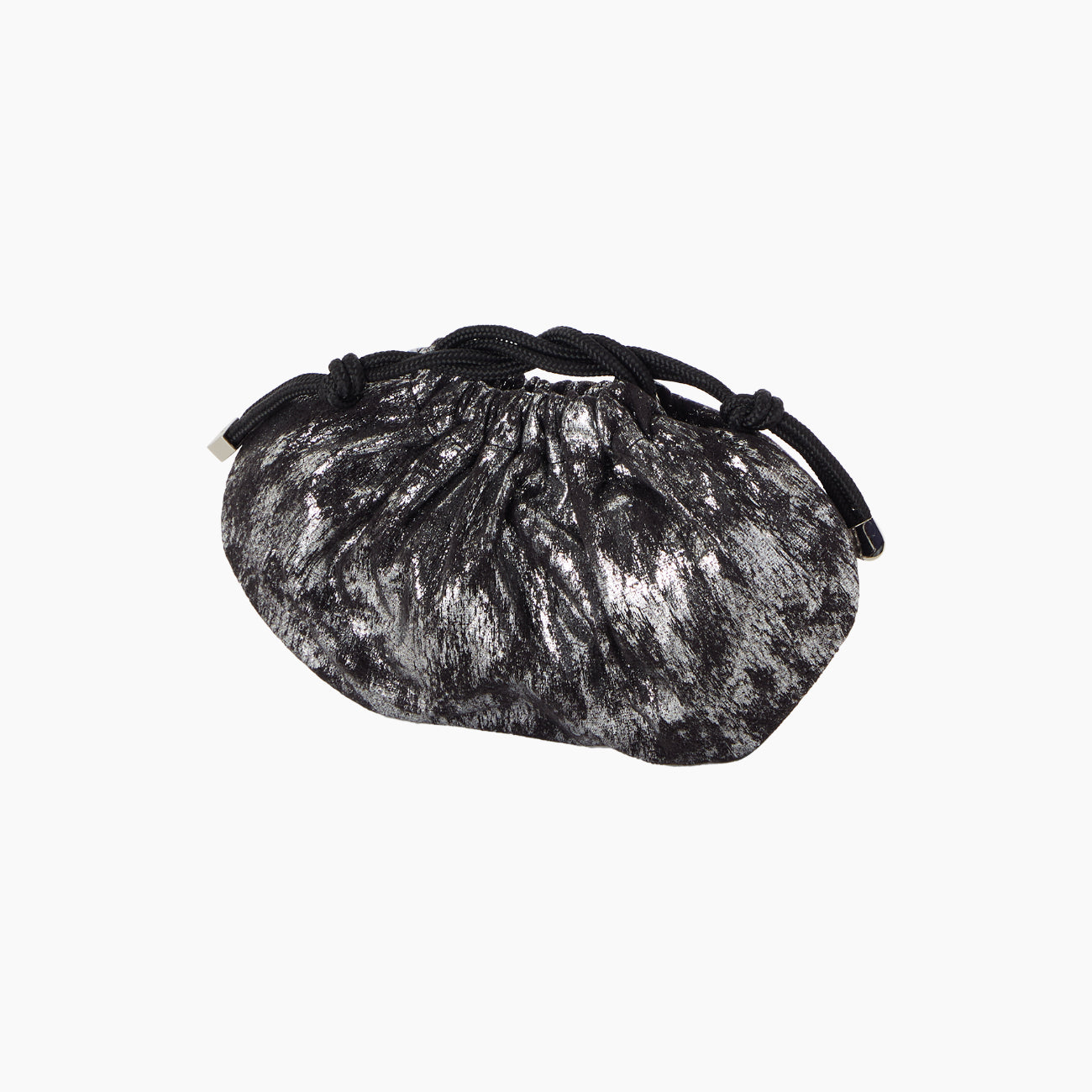 Inner Bag With Drawstring O Bag Oblo' Fabric Dune Metal Black