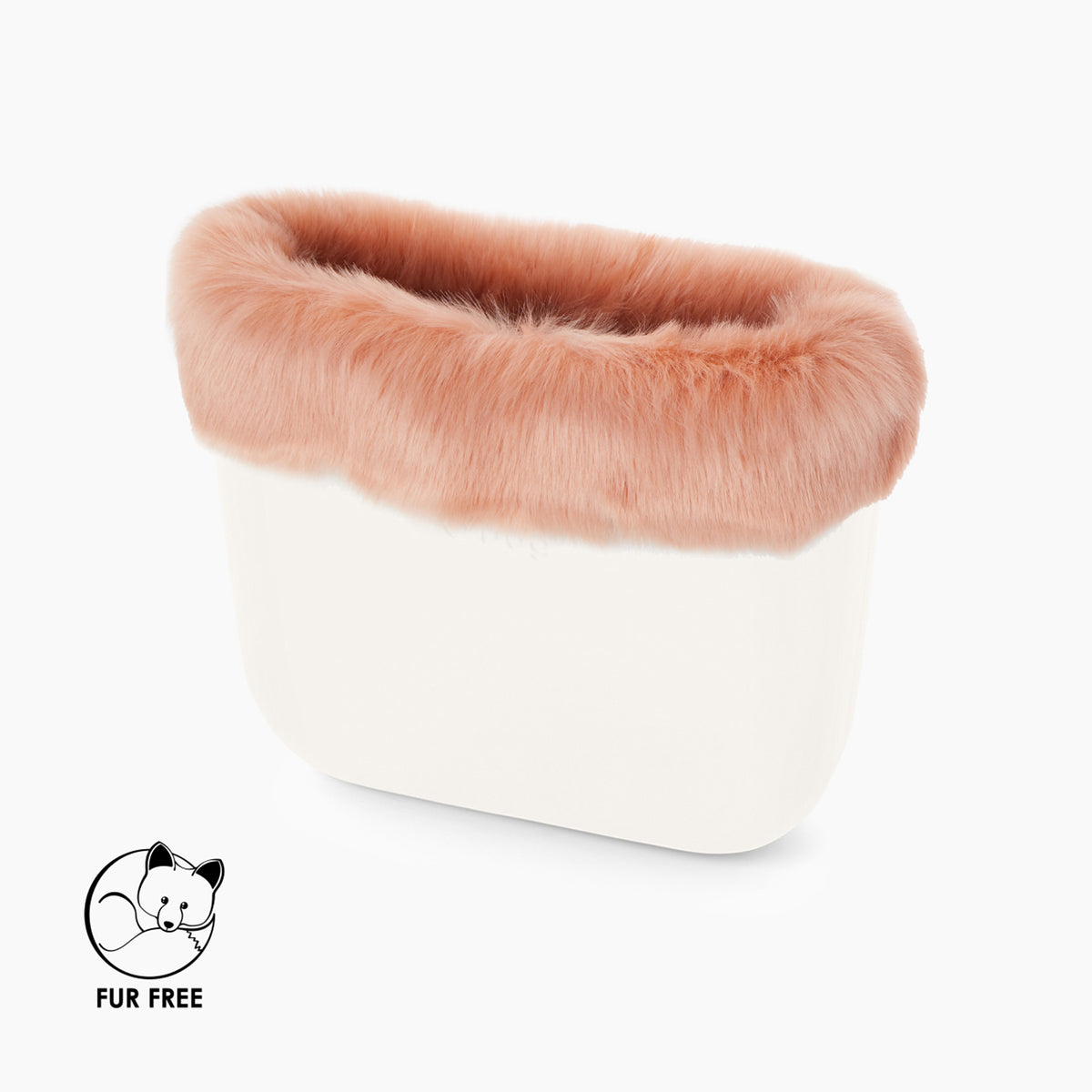 Bordo O bag Mini fibra sintetica volpe rosa smoke