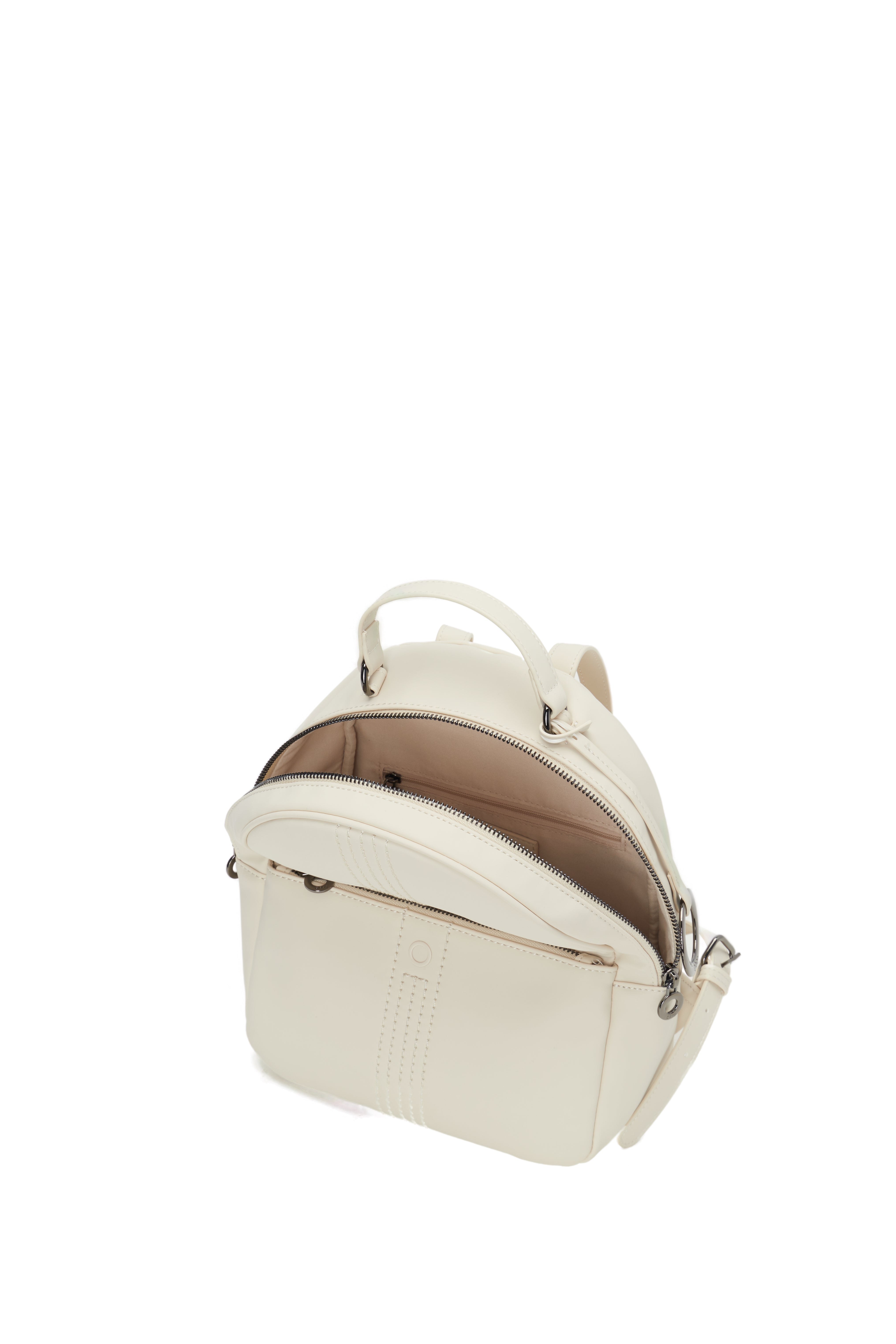 Sac À Dos Complet Avec Fermeture Éclair Et Poche O Bag Thuile Tissu Gommé Beurre