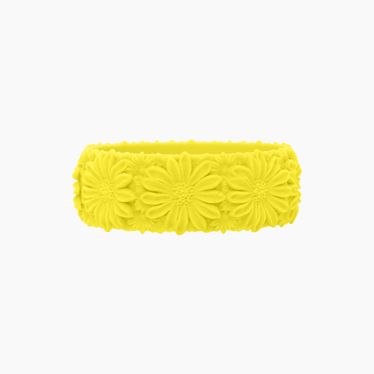 O Bracelet Daisy big silicone lime