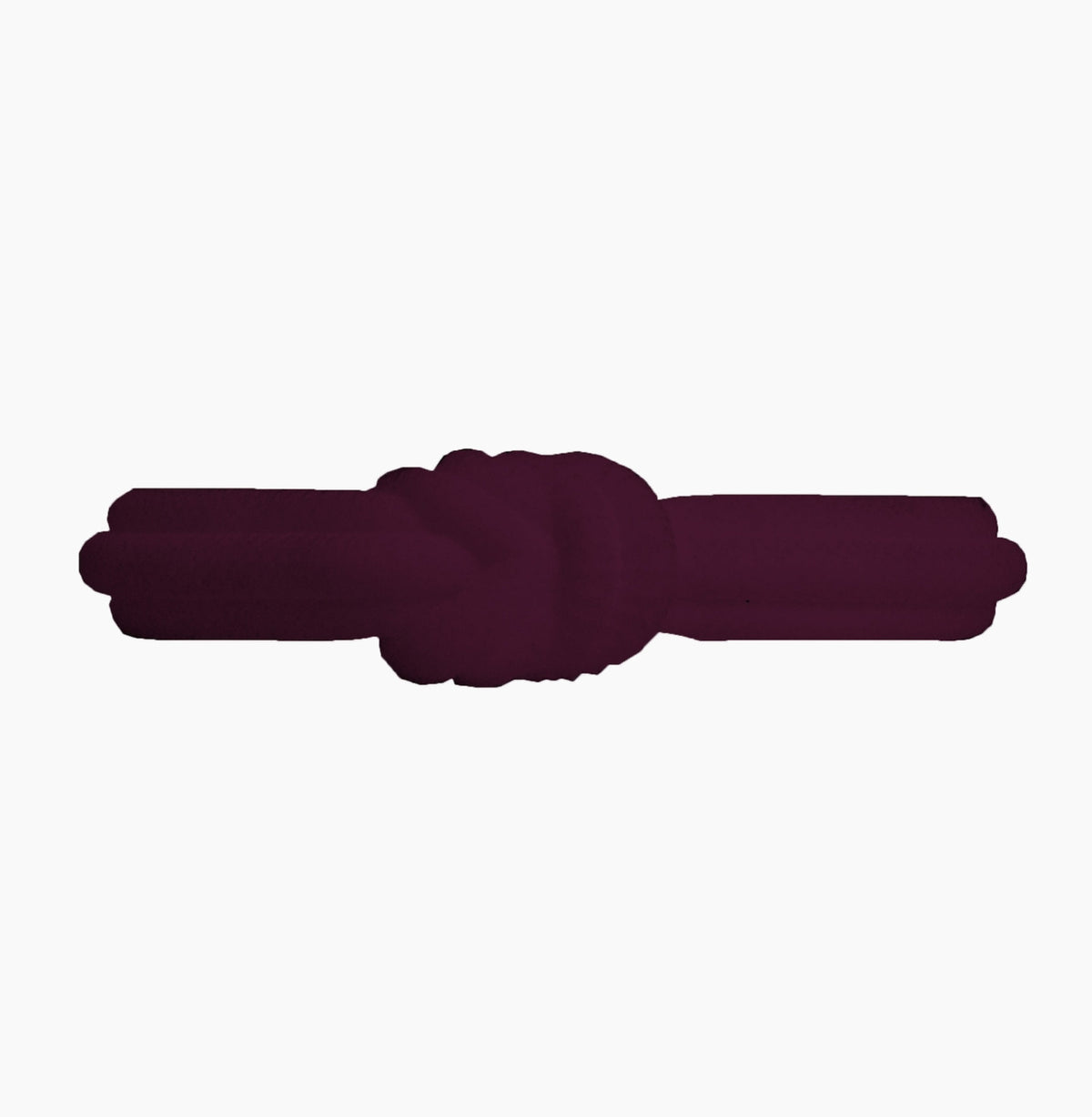 O Bracelet Knot Single Silicone Bordeaux