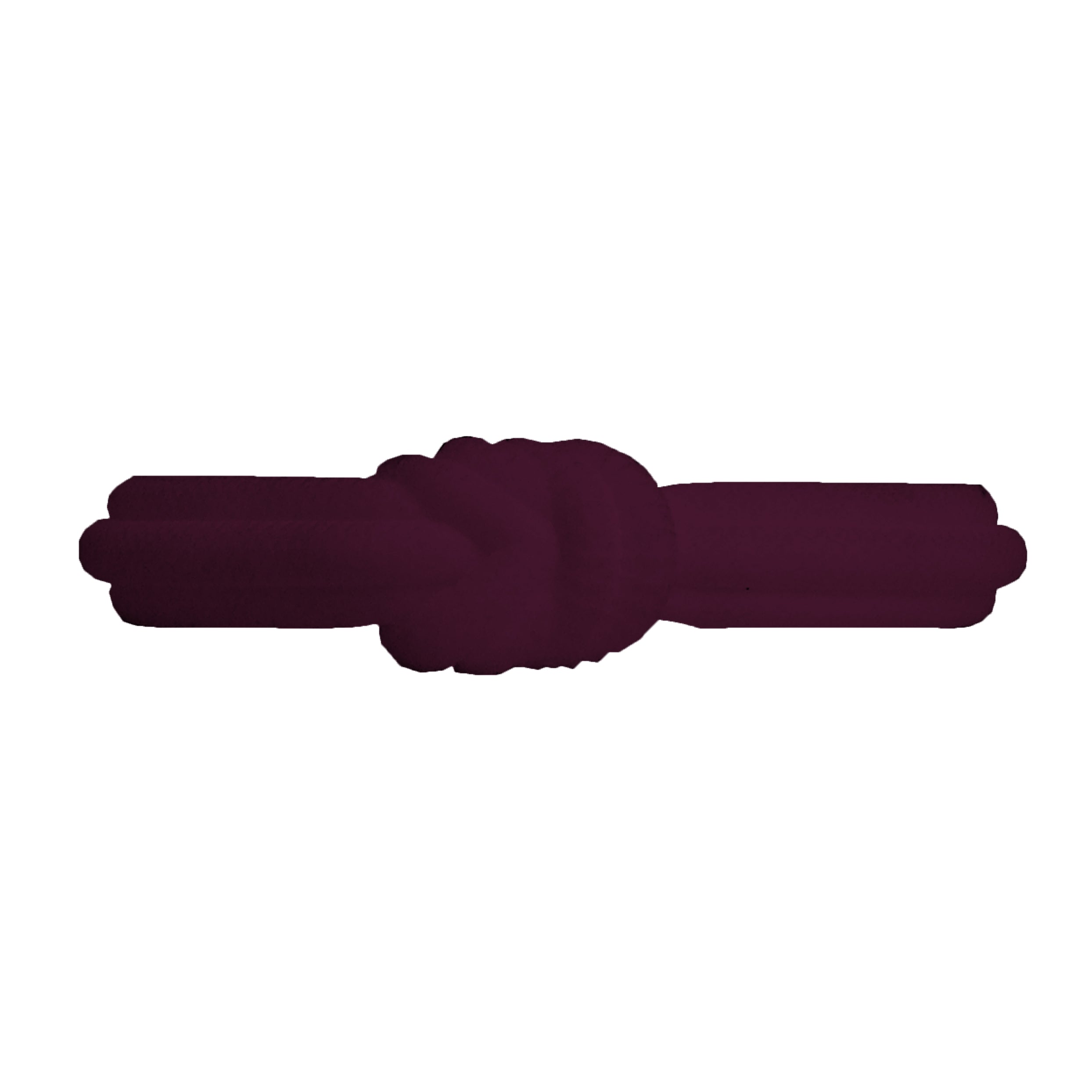 O Bracelet Knot Single Silicone Bordeaux
