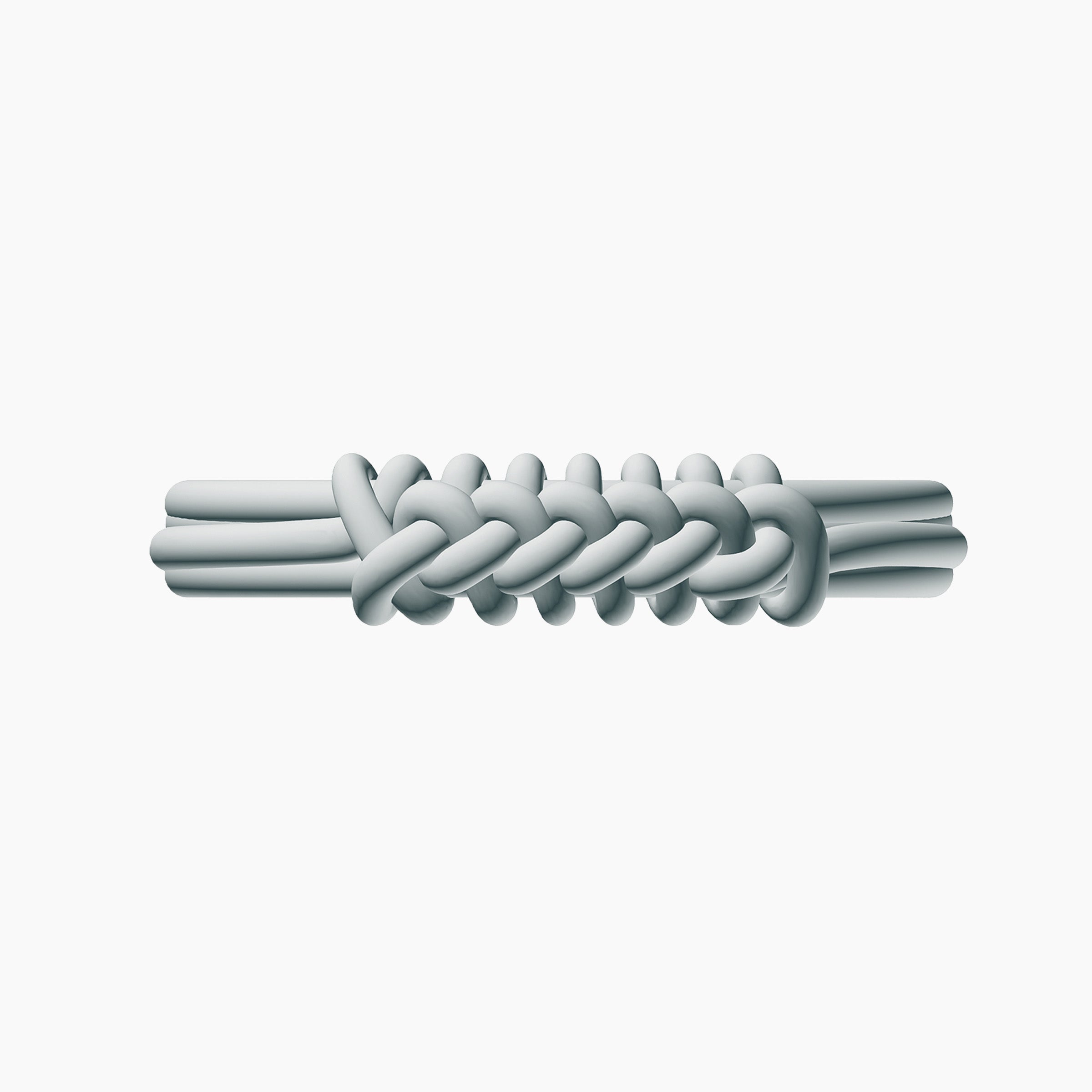 O Bracelet Knot Double Silicone Neve
