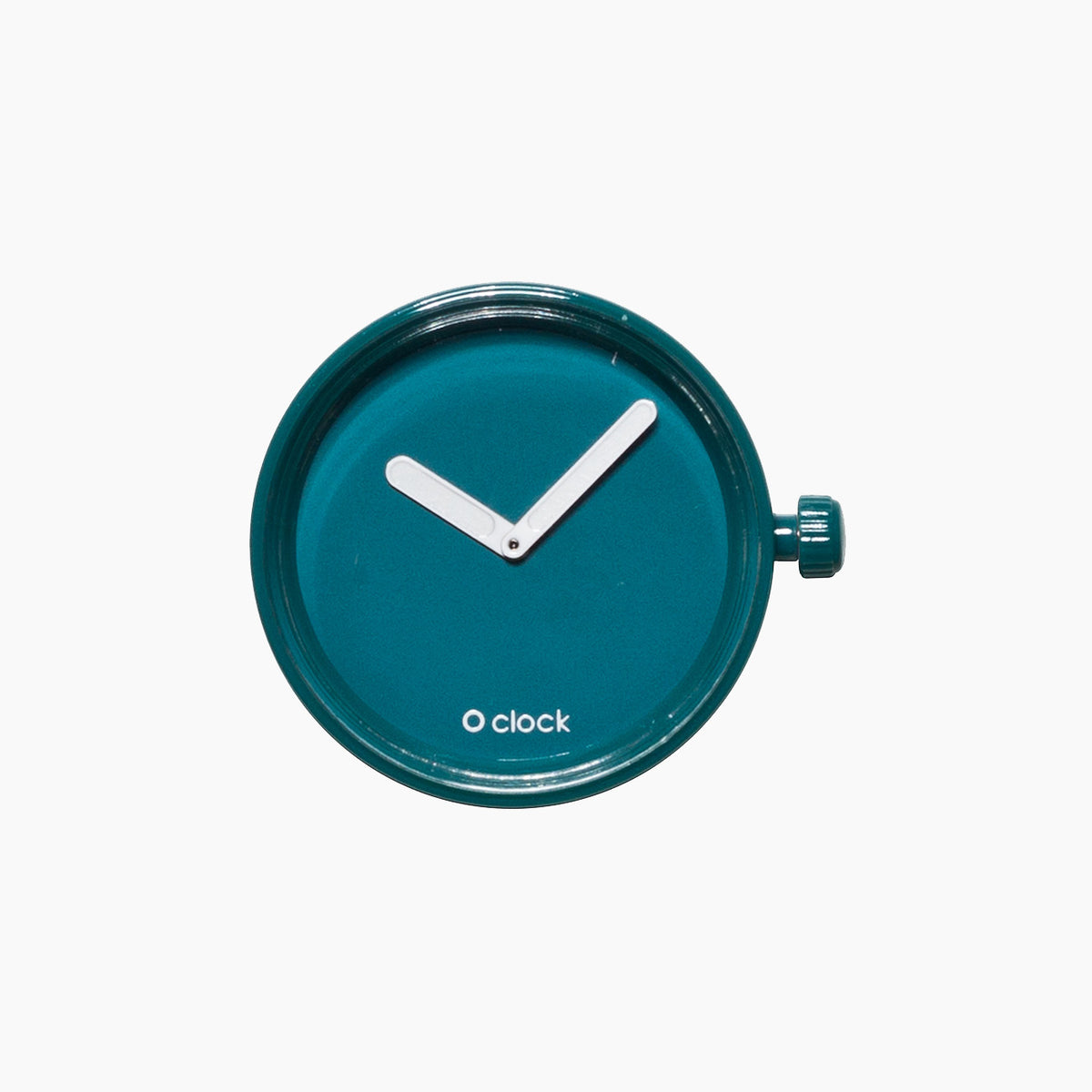 O Clock meccanismo tone on tone blu acqua