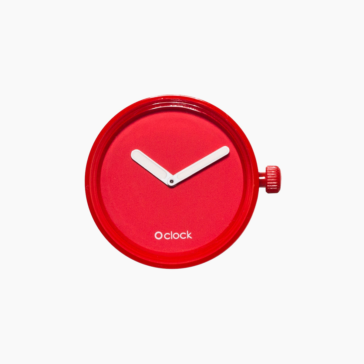 O Clock meccanismo tone on tone rosso