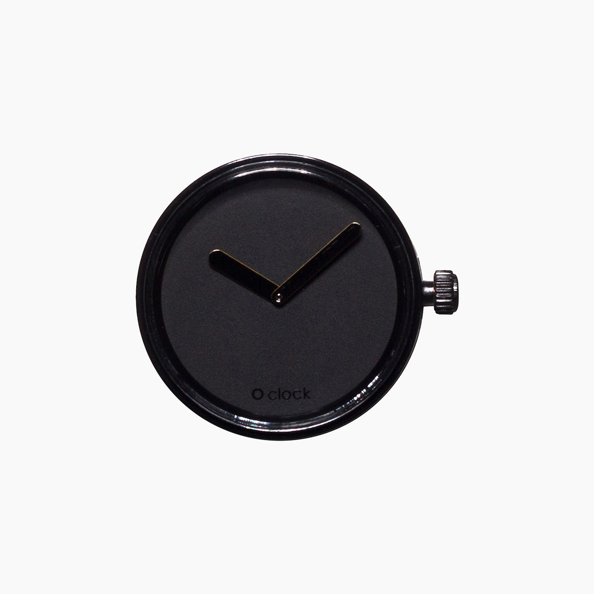 O Clock meccanismo tone on tone total black