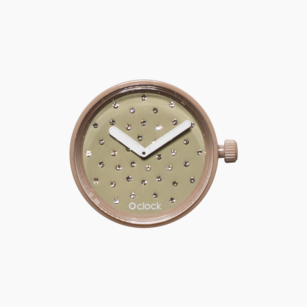 O Clock meccanismo cristal tortora