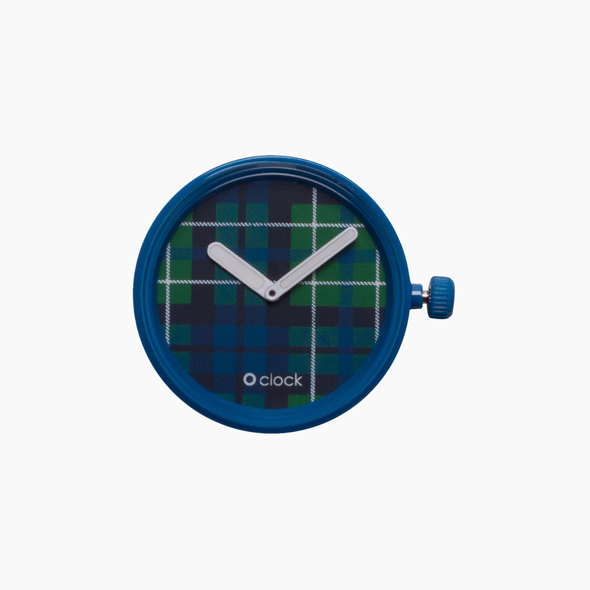 O Clock meccanismo tartan blu