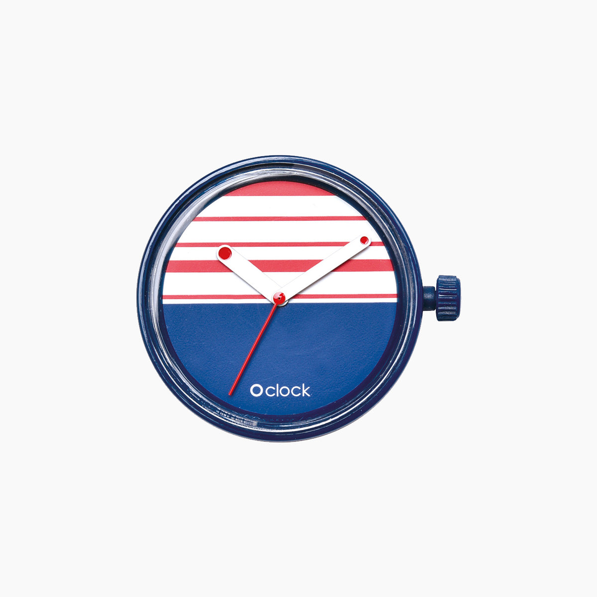 O Clock meccanismo deauville lines blu navy