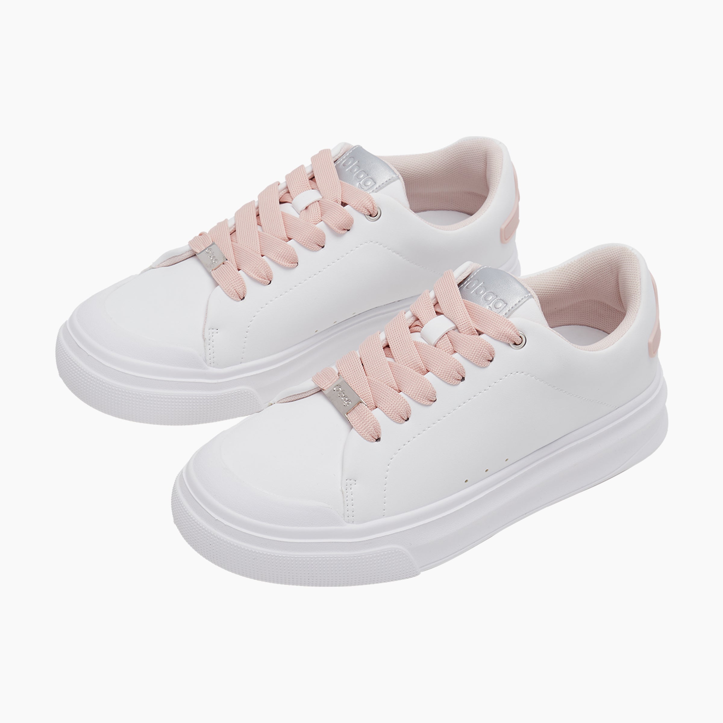 Sneaker Mujer White Recycled Materials Blanco/Blush