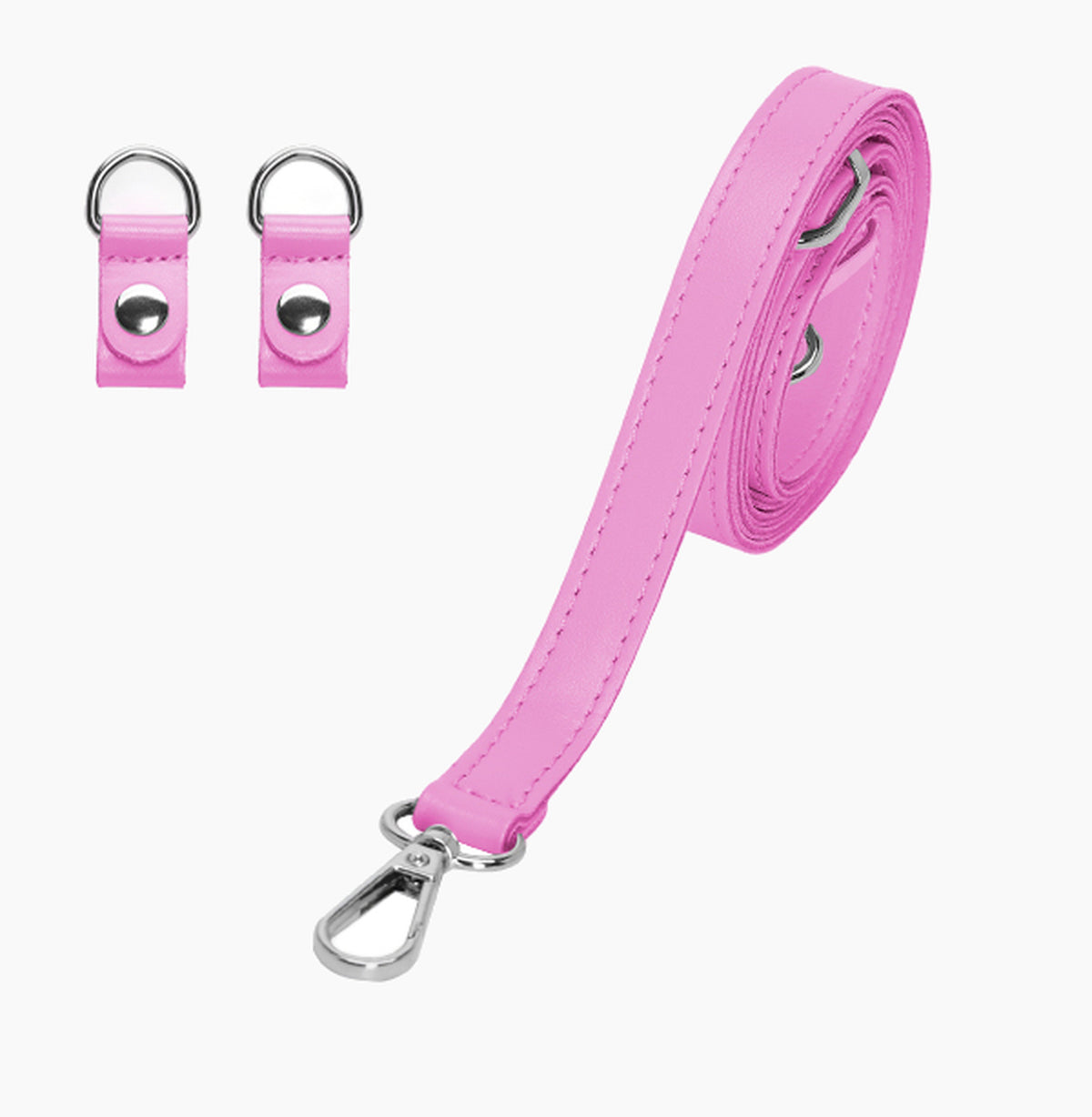 Extra-slim 110 shoulder strap + super pink clip